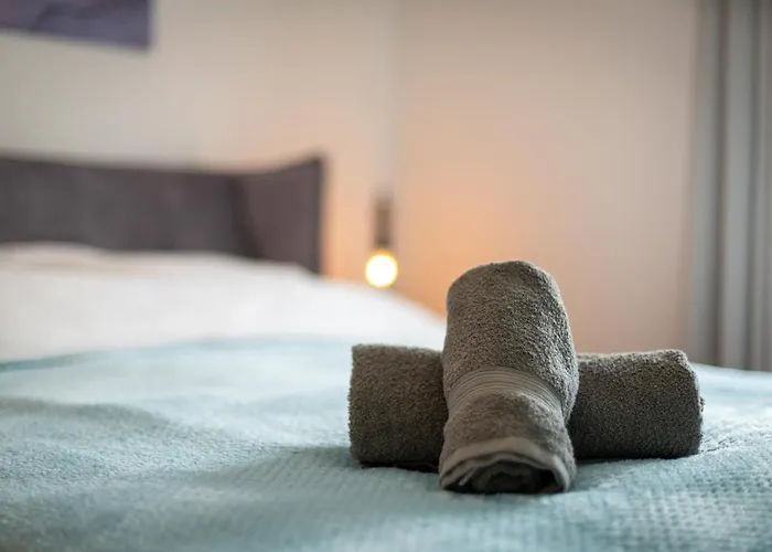 Apartment Harmony: – Sperrmauer – Lounge